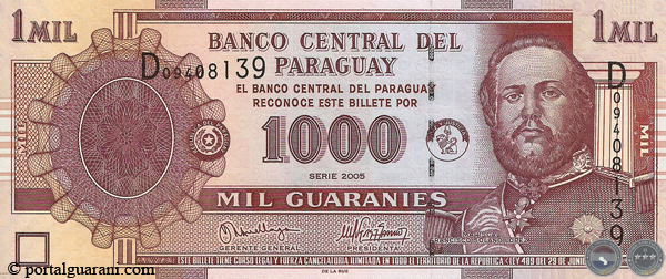 MIL GUARANÍES - MC219.N - FIRMA: ROLANDO ARRÉLLAGA YALUK - MÓNICA PÉREZ DOS SANTOS